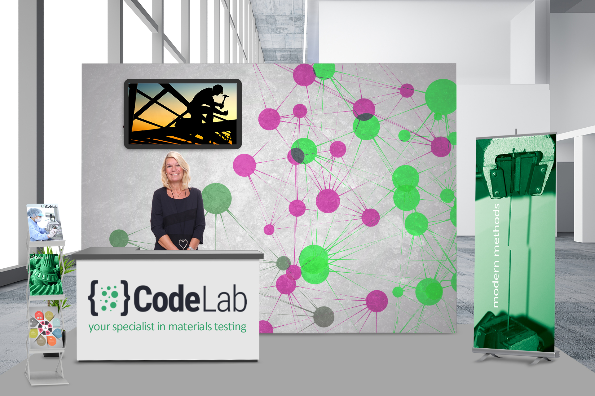 Virtuelle Messestände